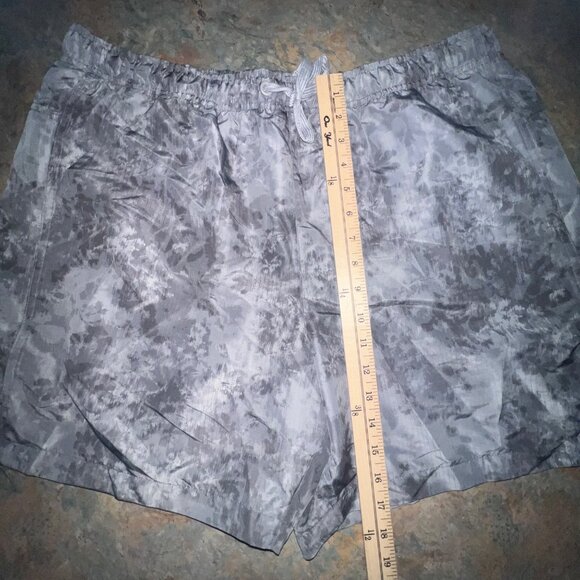 DSG Vintage Gray Camouflage Mens Athletic Shorts, XL - Picture 3 of 10